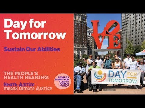 Day for Tomorrow – Sustain Our Abilities | People&#039;s Health Hearing