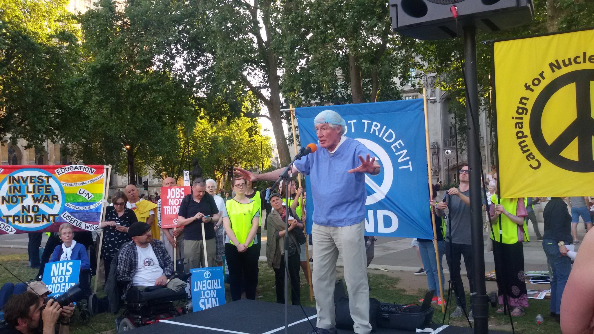 Dr Frank Boulton’s speech at the CND Trident Renewal Protest