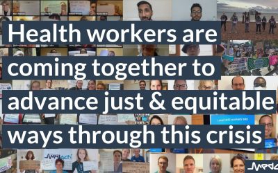 The pandemic has pulled us apart… but health workers are coming together to advance just & equitable ways through this crisis