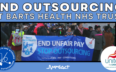 End outsourcing now — Barts Health NHS Trust healthcare workers letter