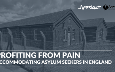 Profiting from pain: Accommodating asylum seekers in England
