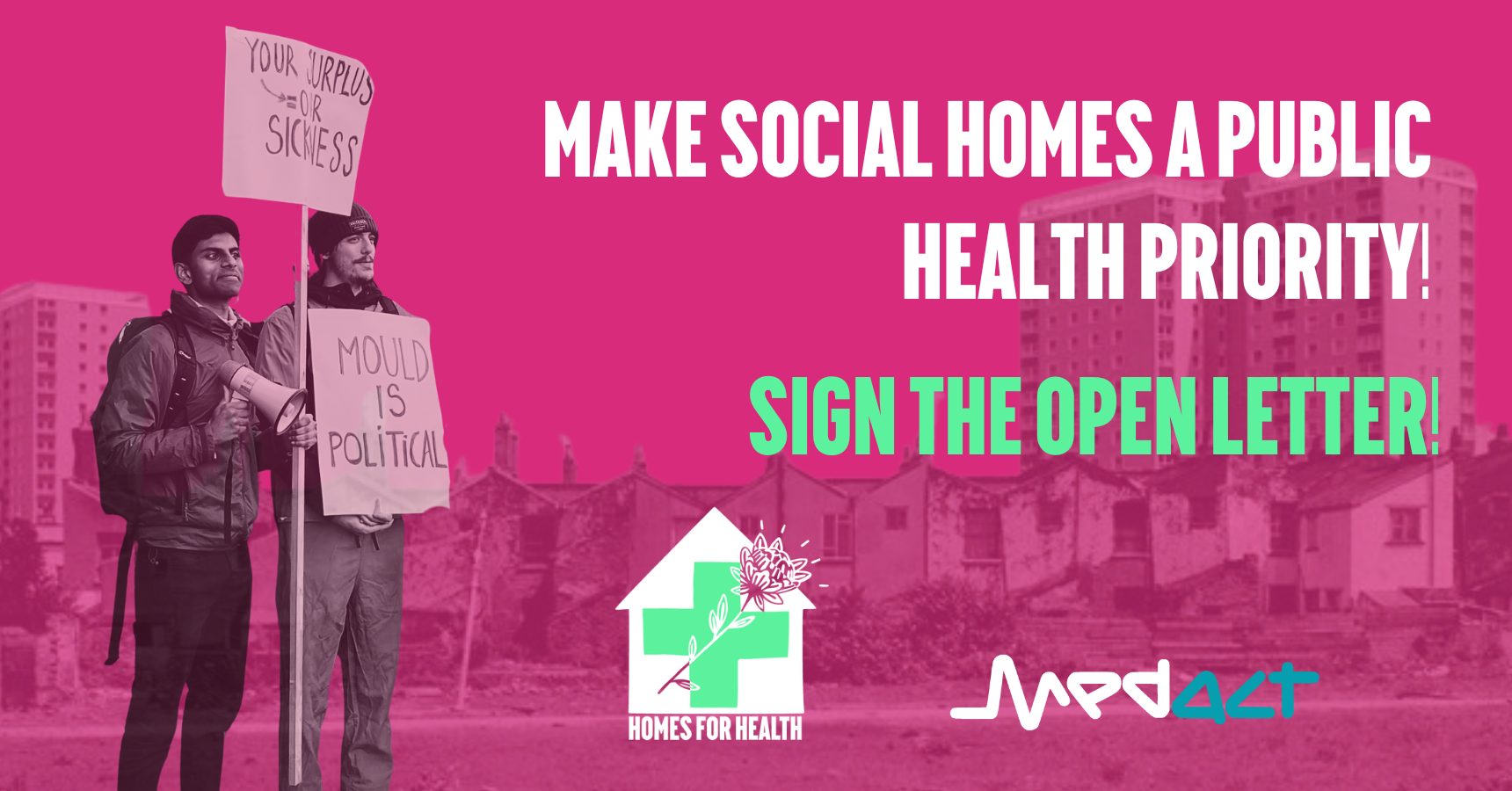 Open letter: Make social homes a national public health priority!