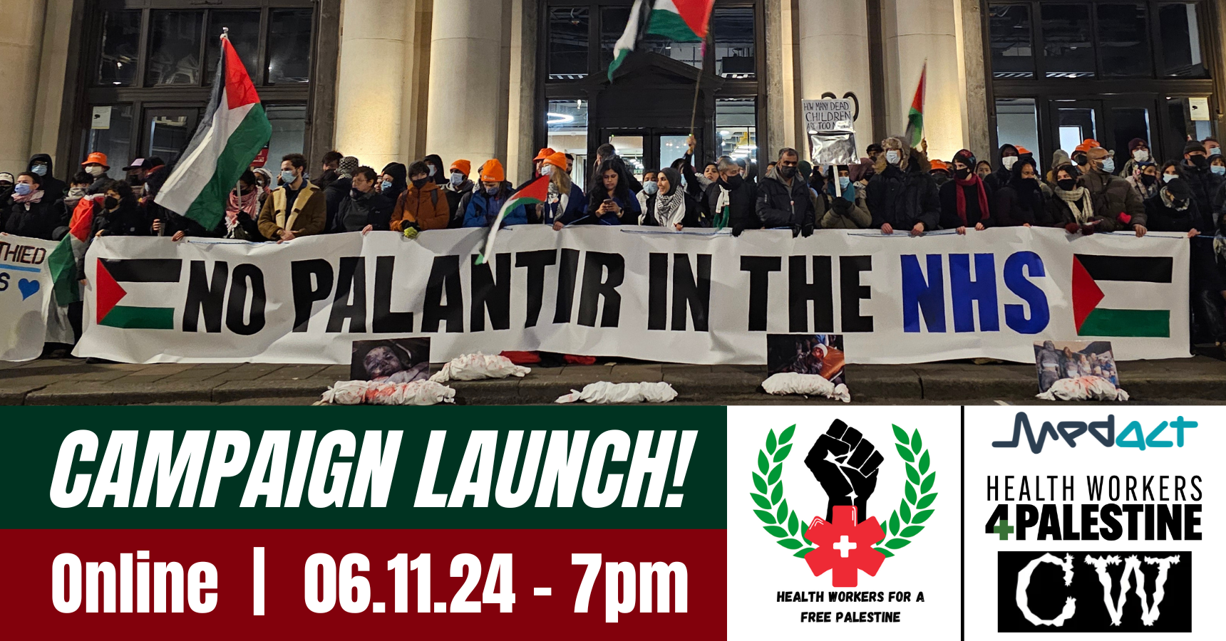 No Palantir in the NHS! Campaign Launch