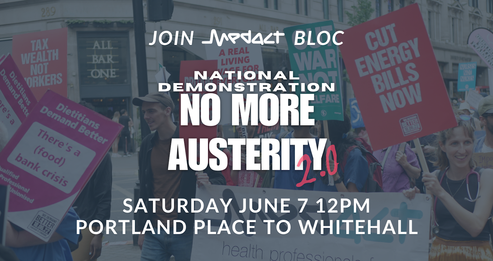 Medact Bloc @ No More Austerity 2.0 Demonstration