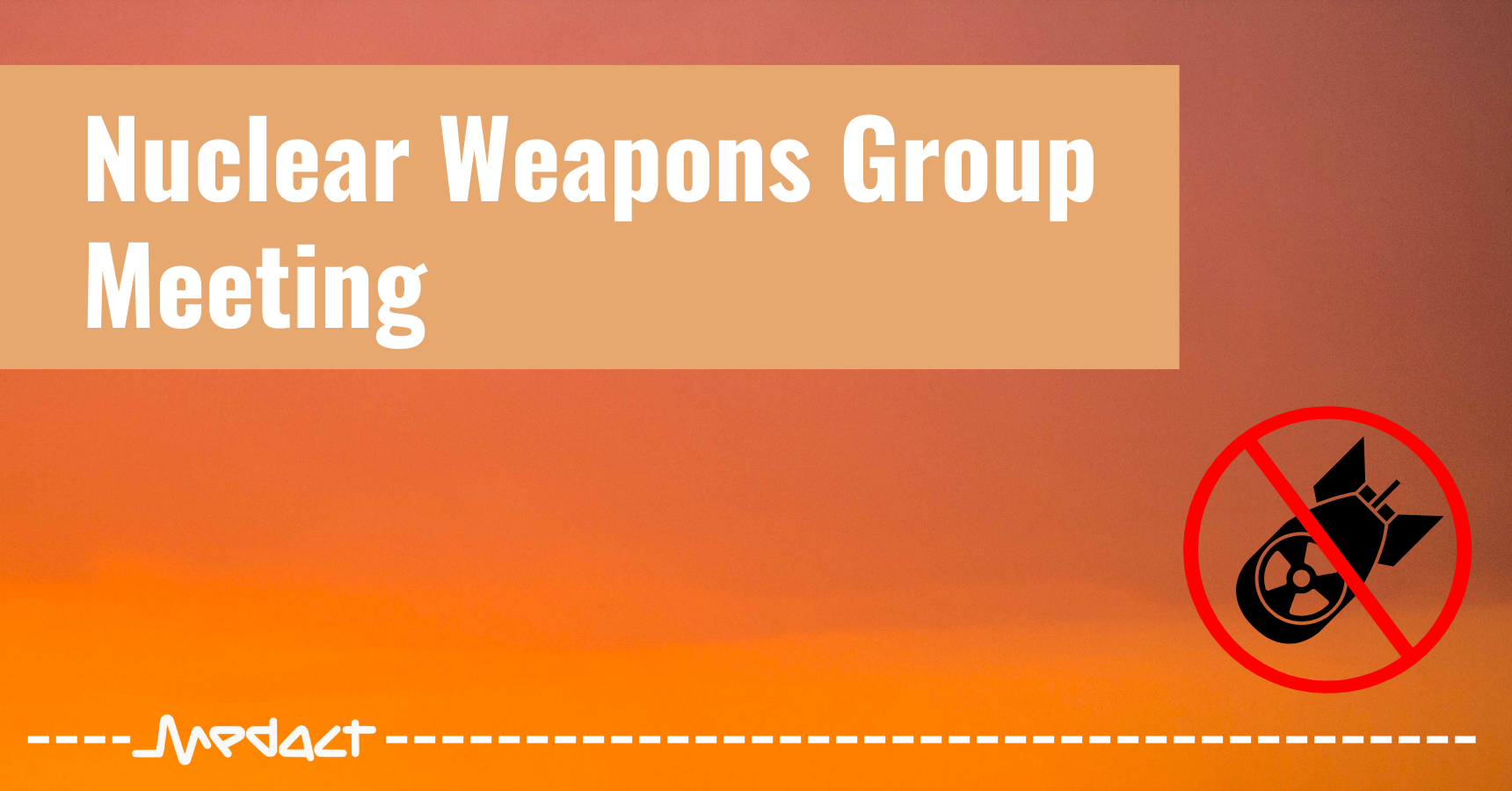 Nuclear Weapons Group Meeting