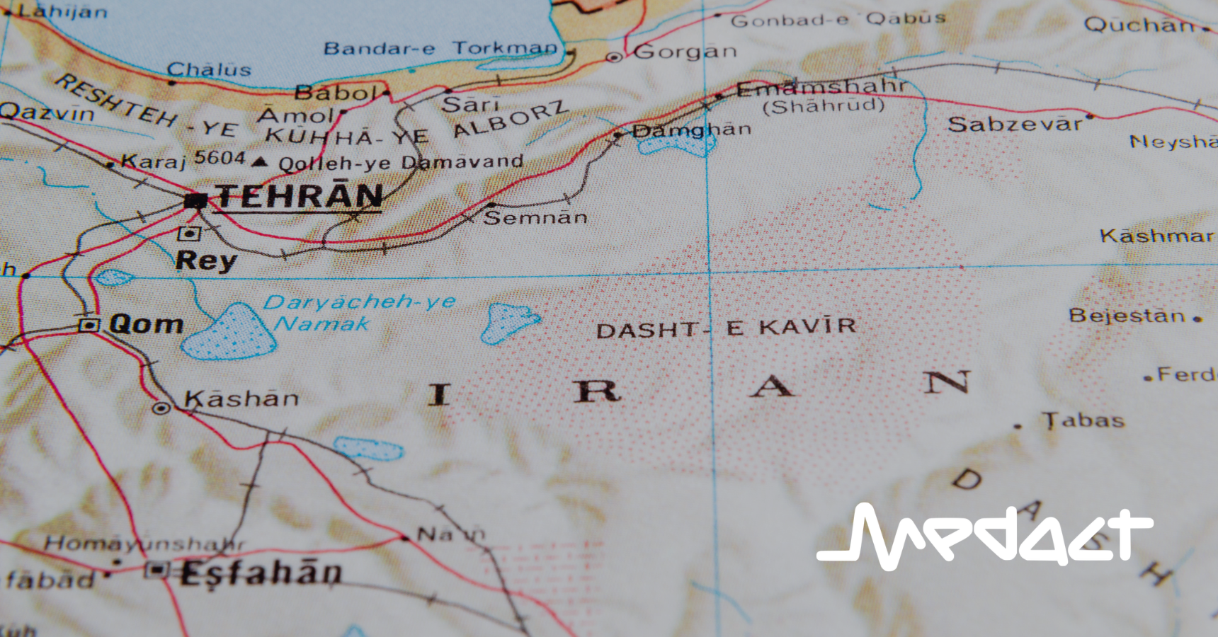 Map of Iran; Medact